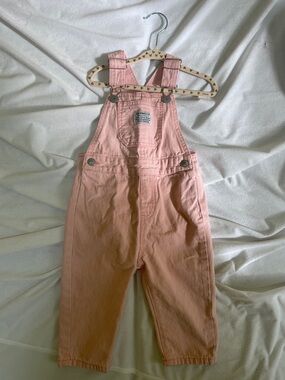 Levi's Light Pink Corduroy Toddler Girl Overalls